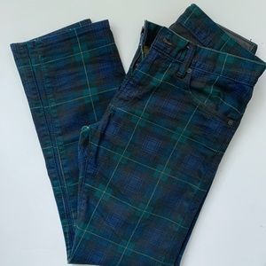 Ralph Lauren Blackwatch tartan jeans.